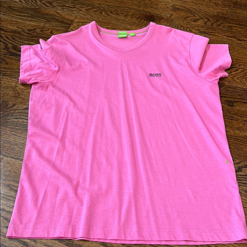 Boss Pink Short Sleeve Tee
